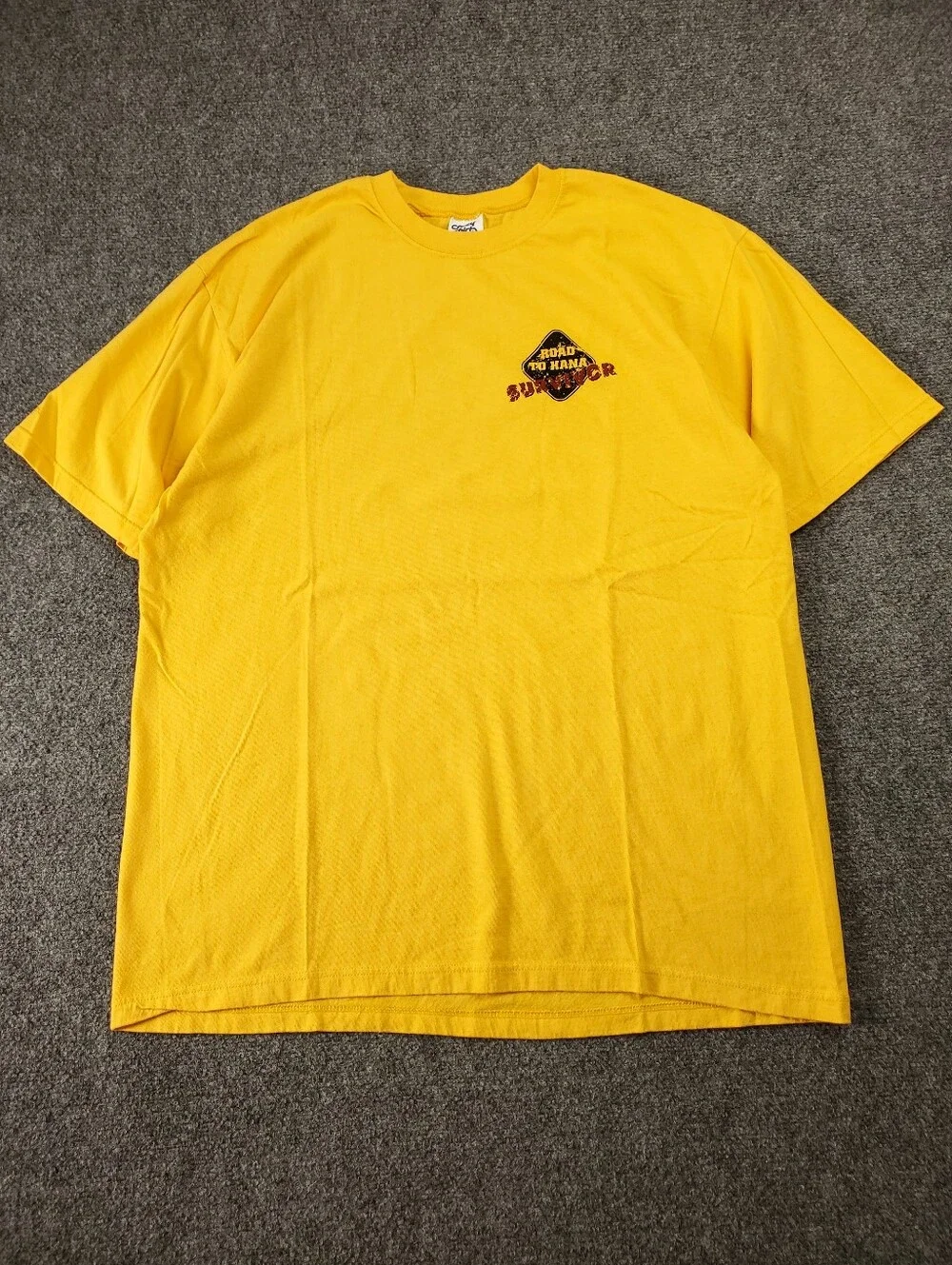 Vintage Y2K Crazy Shirts Hawaii T Shirt Large Road To Hana Survivor Maui USA
